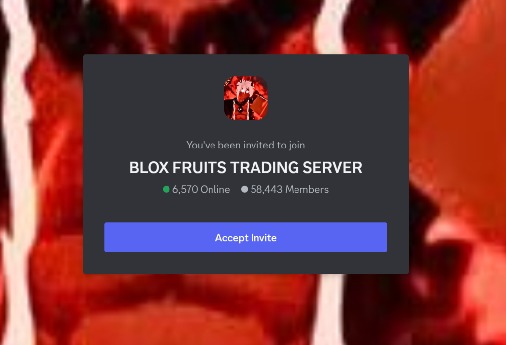 Blox Fruits Tranding Discord Server Link