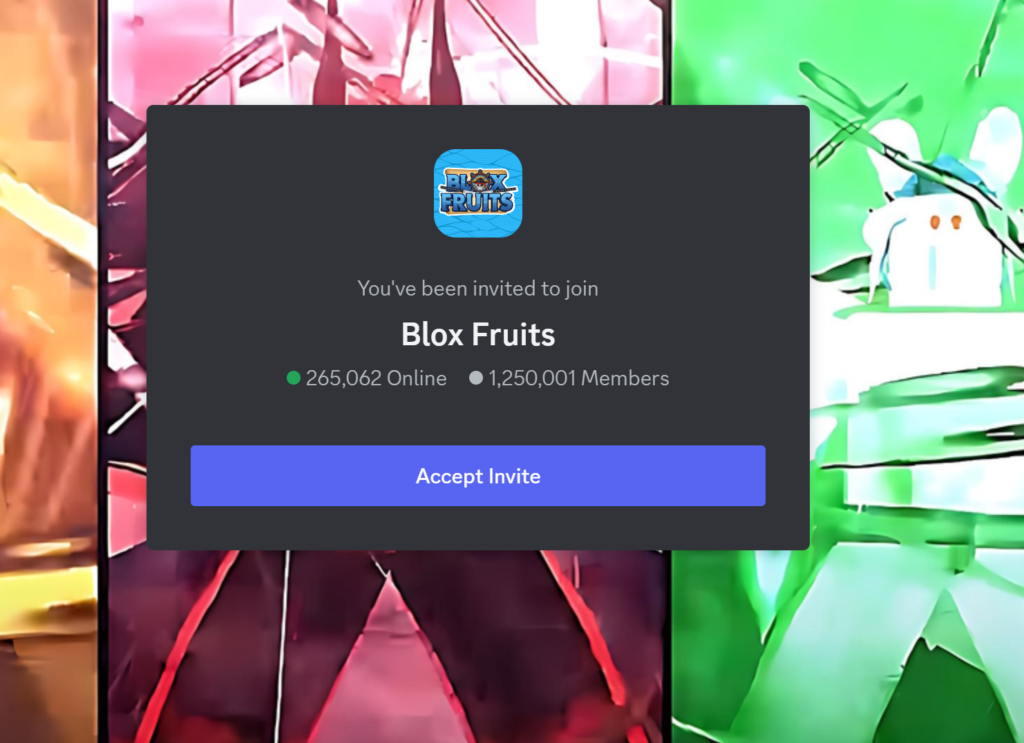 blox fruits discord server link