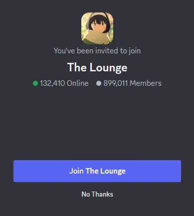 The Lounge Discord Server Link